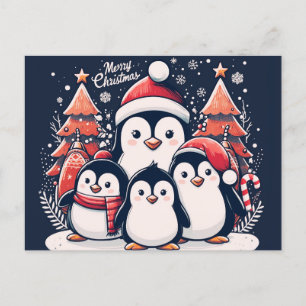 Christmas Penguin's by Rp Postcard