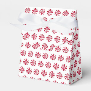 Christmas Peppermint Candies Favor Boxes