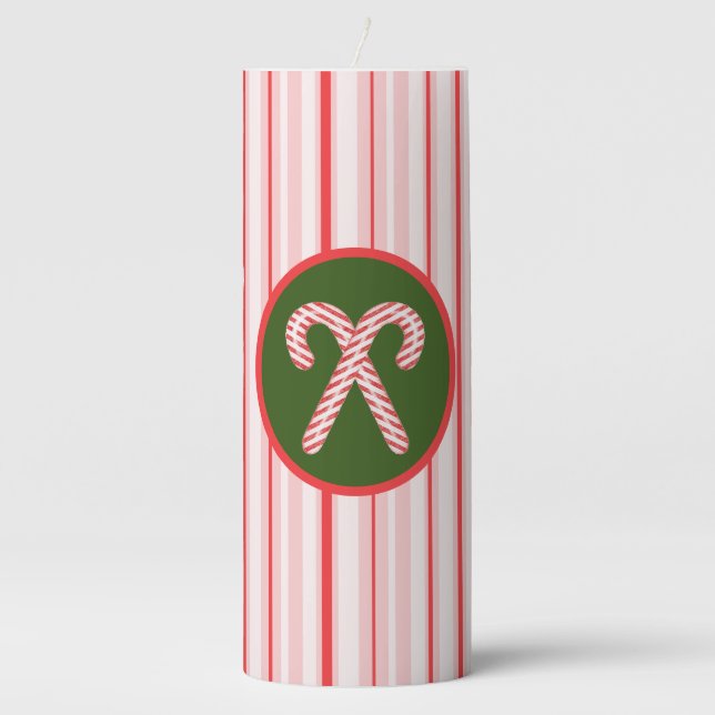 Christmas/peppermint candle (Front)