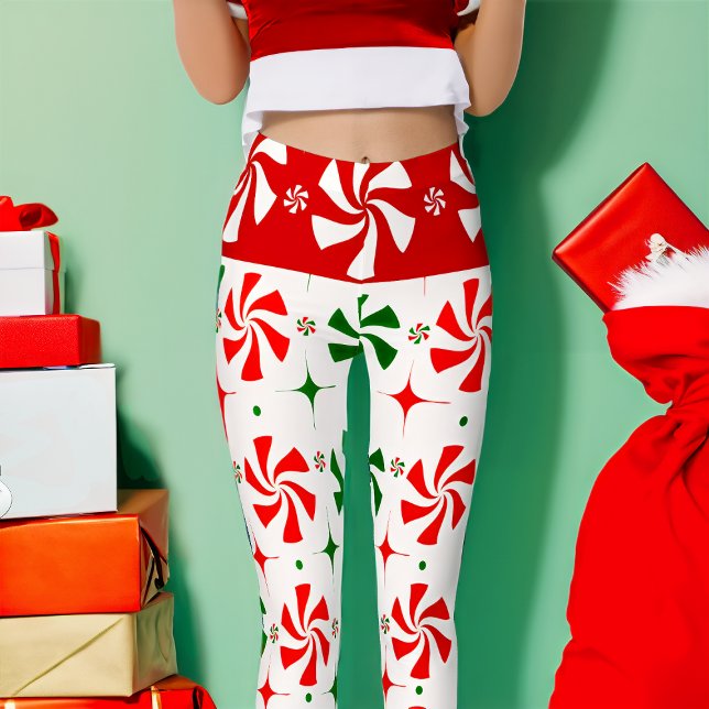Christmas Peppermint Candy Leggings (Creator Uploaded)