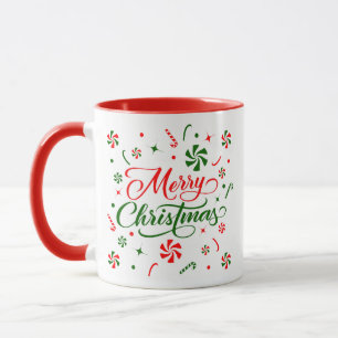 Christmas Peppermint Candy Mug