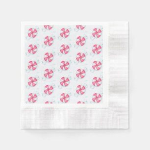 Christmas Peppermint Candy Napkins