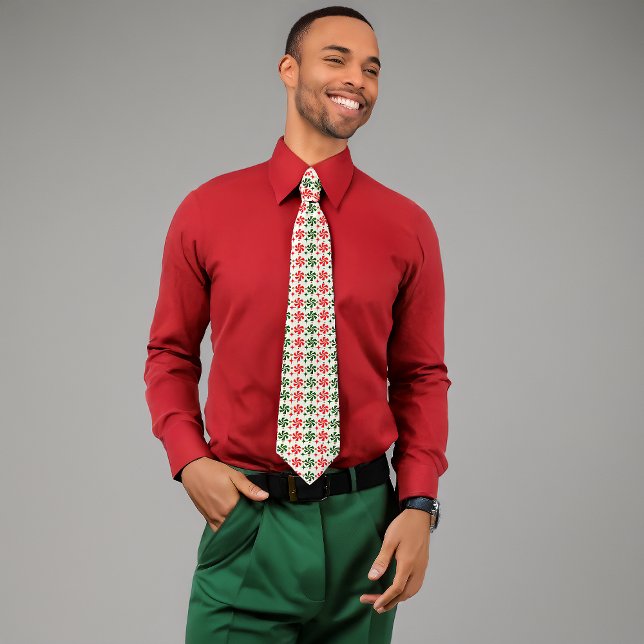 Christmas Peppermint Candy Neck Tie (Creator Uploaded)