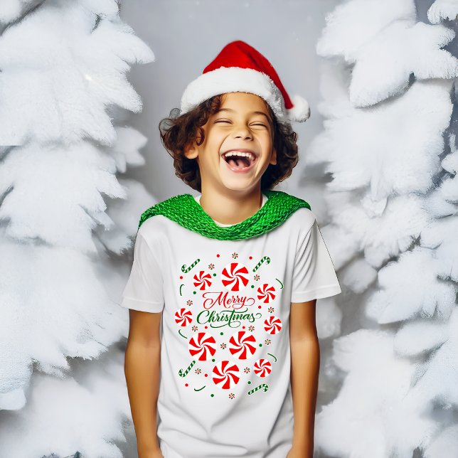 Christmas Peppermint Candy T-Shirt (Creator Uploaded)
