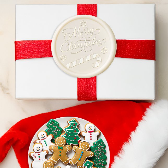 Christmas Peppermint Candy Wax Seal Sticker (Creator Uploaded)