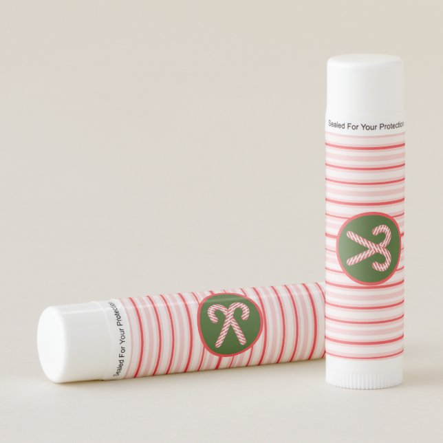 Christmas/peppermint lip balm (Front)