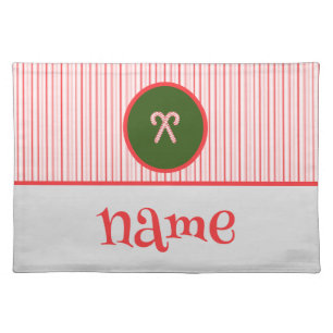 Christmas/peppermint placemats