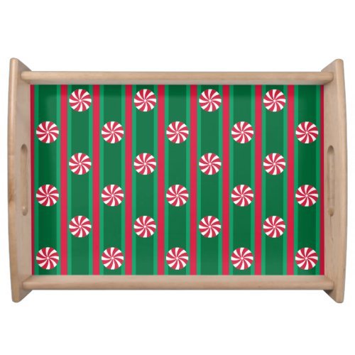 Christmas Peppermint Serving Tray
