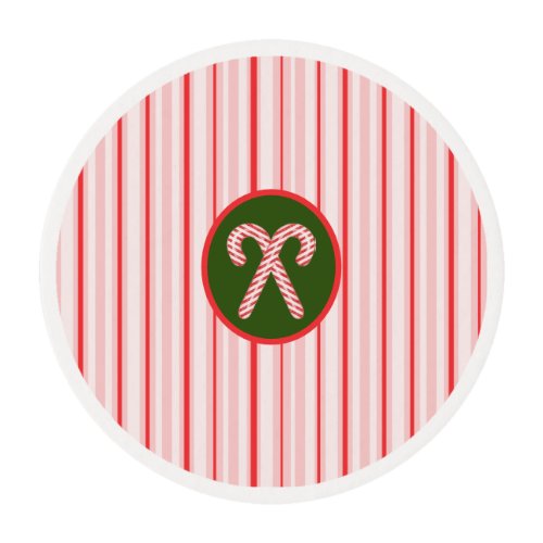 Christmaspeppermint treats edible frosting rounds