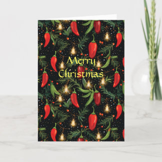 Christmas Peppers Holiday Card