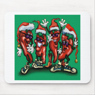 Christmas Peppers Mouse Pad