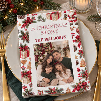 Christmas Peronalized Family Photo Napkins