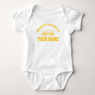  Christmas personalized Baby Jersey Bodysuit color