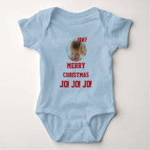 Christmas personalized Baby Jersey Bodysuit color