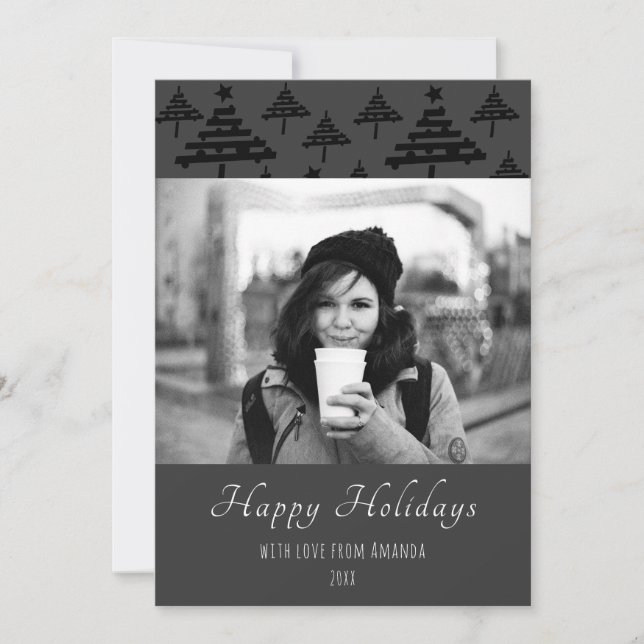 Christmas Personalized Custom Holiday Photo Card (Front)