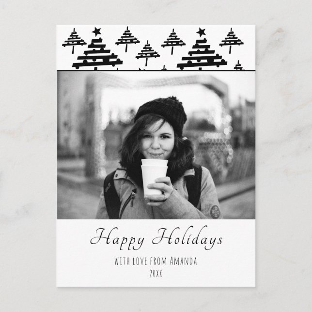 Christmas Personalized Custom Holiday Photo Card (Front)