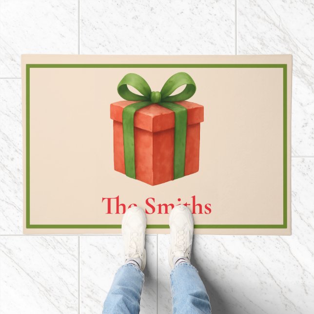 Christmas Personalized Doormat (Indoor)