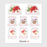 Christmas Personalized From Santa Stickers<br><div class="desc">These personalized From Santa stickers perfect for kids who believe in Santa Claus have jolly Santas,  red hats,  gingerbread houses,  holly and candy canes. Personalize these cute Christmas stickers with child's / kids name(s).</div>
