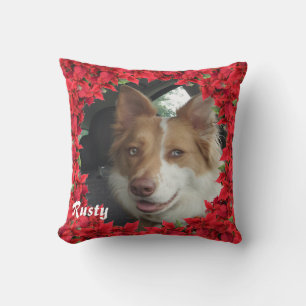 Christmas Personalized Pet Name/ Photo Throw Pillow