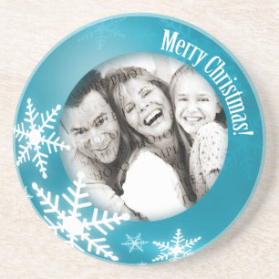Christmas Personalized photo coaster