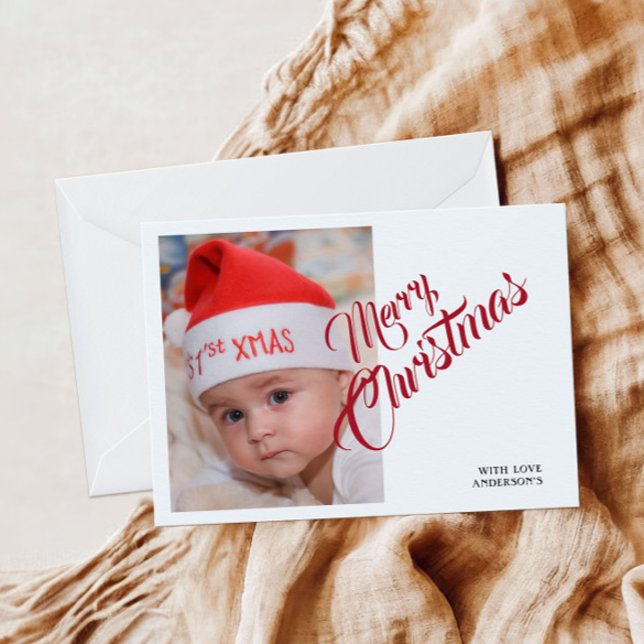Christmas Personalized Photo Postcard (Creator Uploaded)
