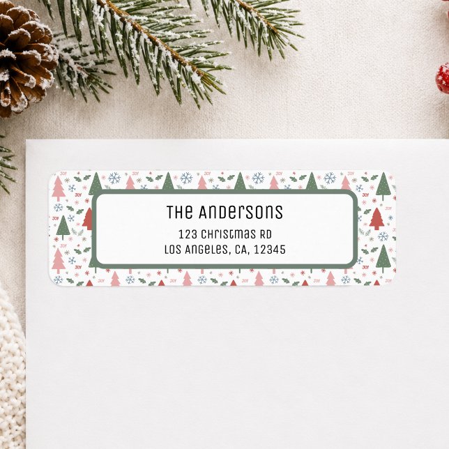 Christmas Personalized Return Address Label (Christmas Personalized Return Address Label)