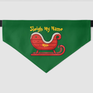 Christmas pet bandana collar