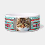 Christmas Pet Dog | Cat Personalized Photo Bowl