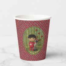 Christmas Pet Friend Paper Cup