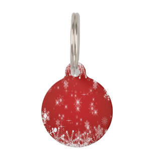 Christmas Pet ID Tag
