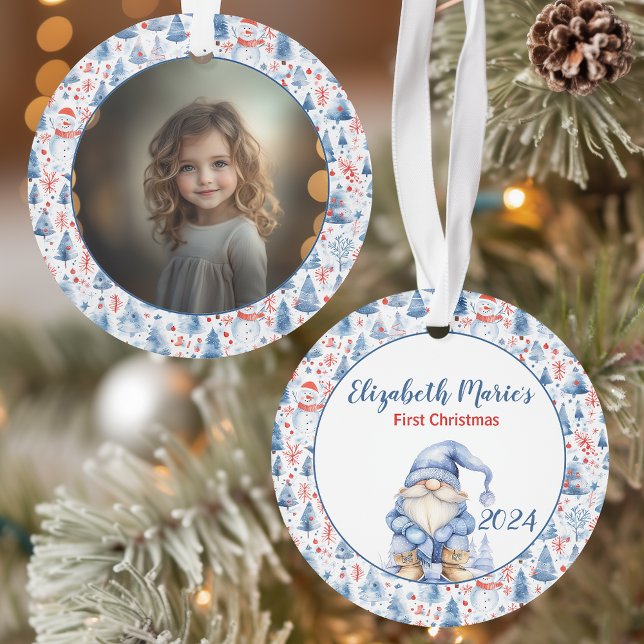 Christmas Photo Acrylic Ornament (Creator Uploaded)