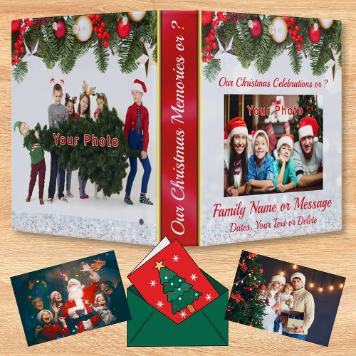 Christmas Photo Album Christmas Card Photo Album 3 Ring Binder