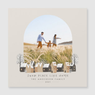 Christmas photo arch nordic natural modern