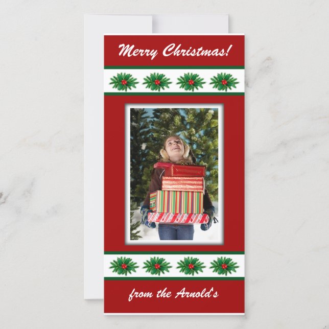 Christmas Photo Card (Front)