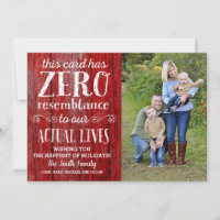 Christmas Photo Card, Holiday Card, Funny