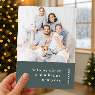 Christmas Photo Card   Holiday Family Portrait