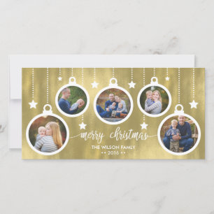Christmas Photo Card, Holidays, Ornaments Holiday Card