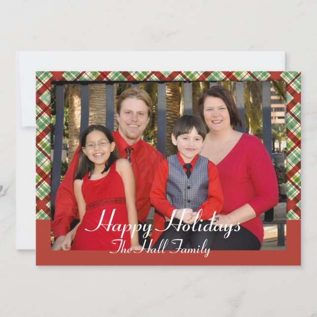 Christmas Photo Card Insert (Front)