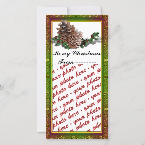 Christmas Photo Card or Photo Gift Tag