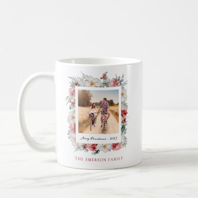 Christmas Photo Coffee Mug (Left)