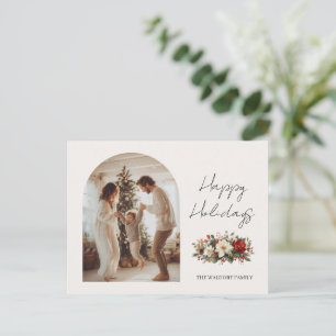 Christmas Photo Family Custom Holiday Postcard