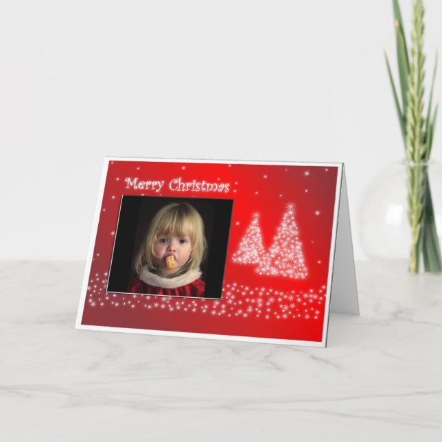 Christmas Photo Frame Greeting Card (Front)
