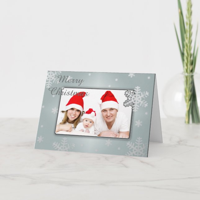 Christmas Photo Frame Greeting Card (Front)