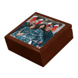 Christmas Photo Gift, Cool Wooden Jewelry Keepsake Gift Box