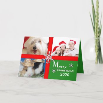Christmas Photo Greeting Card - Multiple Photos by KathyHenis at Zazzle