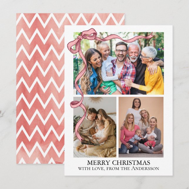  Christmas Photo Holiday Card (Front/Back)