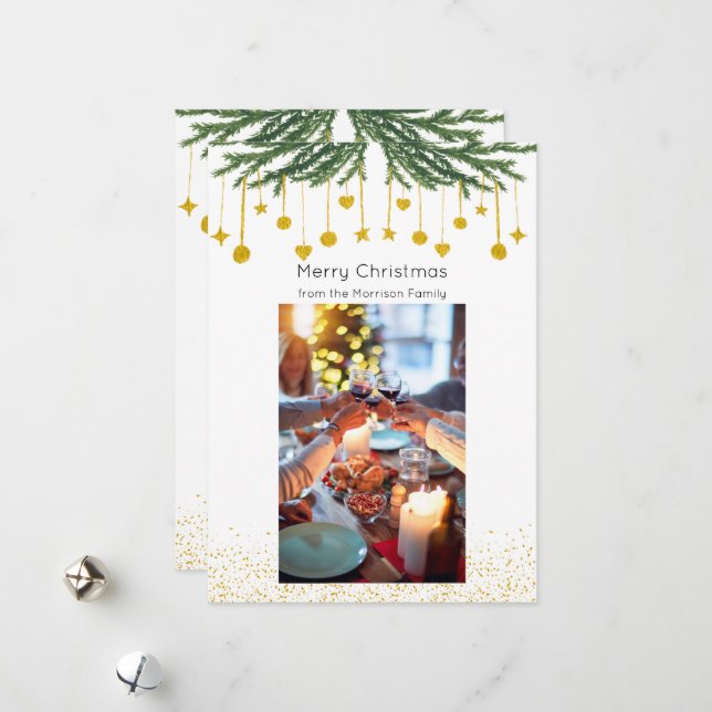 Christmas Photo Holiday Card, Picture Christmas (Front/Back In Situ)