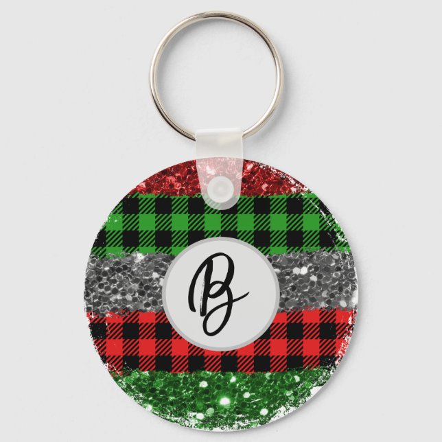 Christmas photo Keychain (Front)
