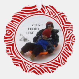 Christmas Photo Ornament Card