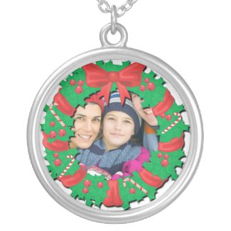 Christmas Photo Pendant Necklace necklace